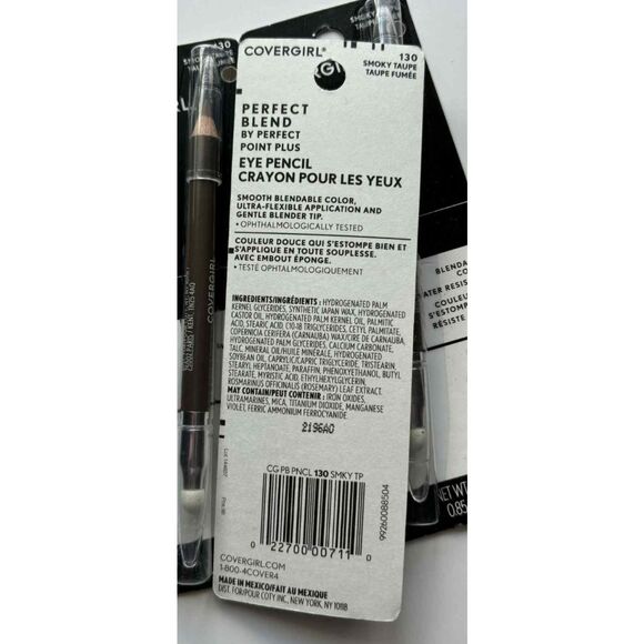 3 Covergirl Perfect Blend by Perfect Point Plus Eye Pencil 130 Smokey Taupe - Picture 2 of 2